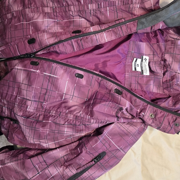 Columbia Purple Plaid Jacket - Picture 7 of 7